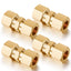 Brass Gauge Tube Support Lot Of 3X Econ | Econ