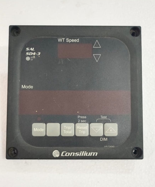 Consilium Sal SD4-3 Speed Log Display - Marine Indicator