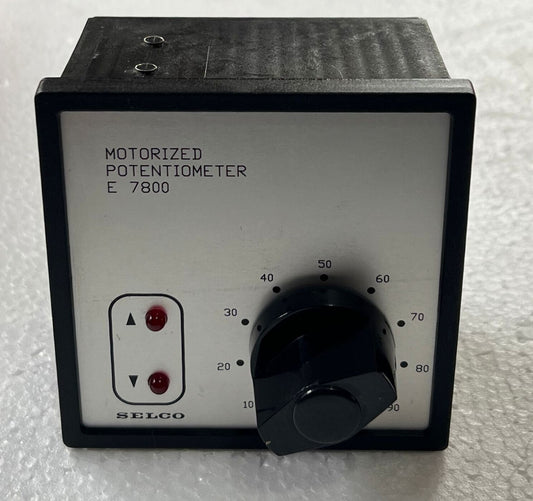 High Performance Motorized Potentiometer - SELCO E7800 Model