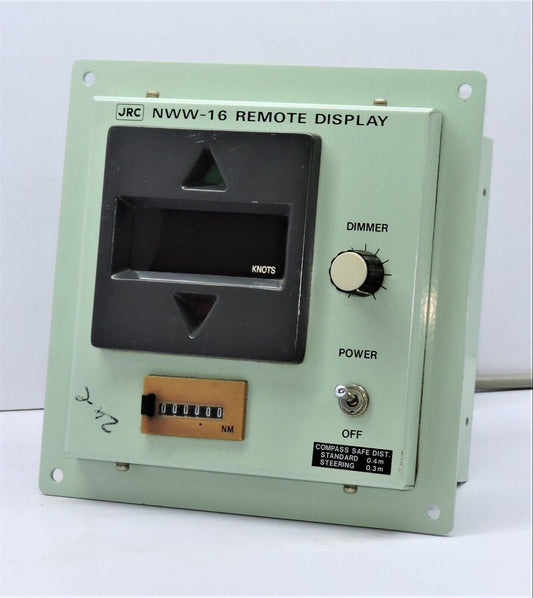 JRC NWW-25S30GH Knots Remote Display for Improved Monitoring
