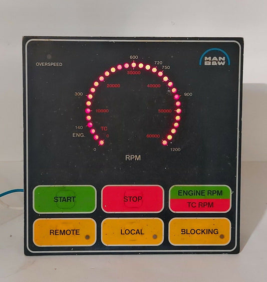MAN B&W: Durable RPM Sensor & Indicator