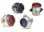 Matrix Connector M83723-97n1203 Set of Four Circular Connectors with Metal Shell for Reliable Connectivity