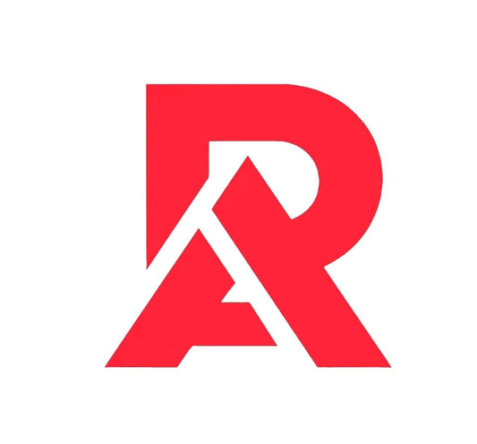 Ram Automations Logo Featuring Bold Red Lettering with Modern Design