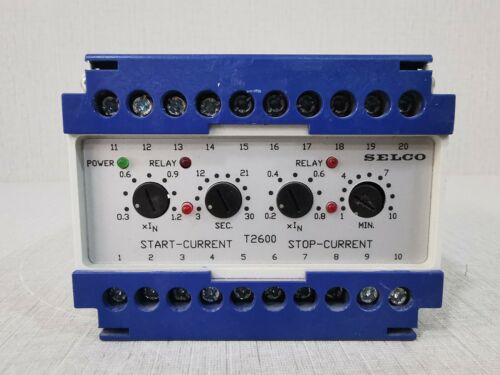 Selco T2600 Dual Current Relay for Efficient Power Management
