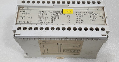 0-1000kW Watt Transducer - TransducerTech - Accurate Power Measurement-Ram Automations