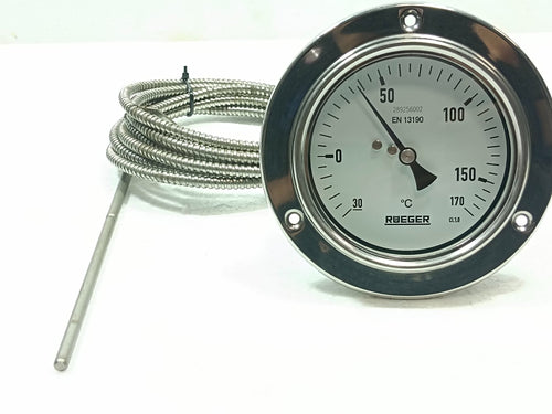 0-120'C Thermometer Rueger EN13190 CL.1 - Precise Temperature Measurement-Ram Automations