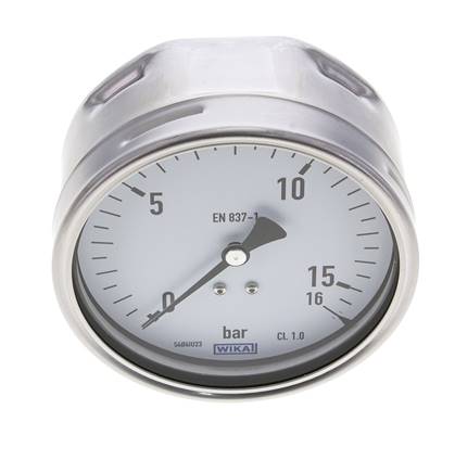Wika 0-16 Bar Pressure Gauge – Industrial Pressure Measurement-Ram Automations