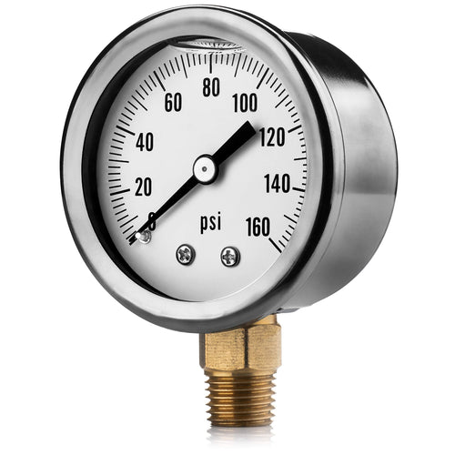 0-160 PSI Pressure Gauge - McDaniel Controls - Industrial Grade-Ram Automations