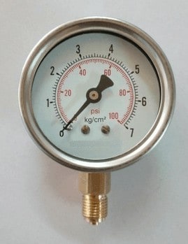 Yanaka 0-250 Kg/Cm2 Pressure Gauge - Oxygen Measurement-Ram Automations