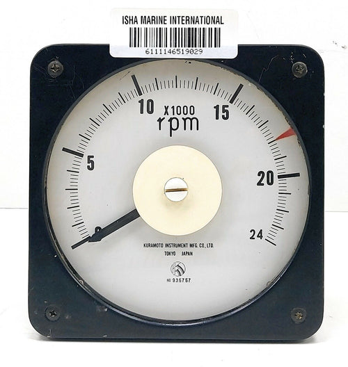 0-250 RPM Meter Kuramoto Instrument 8770301 - Industrial Speed Control-Ram Automations