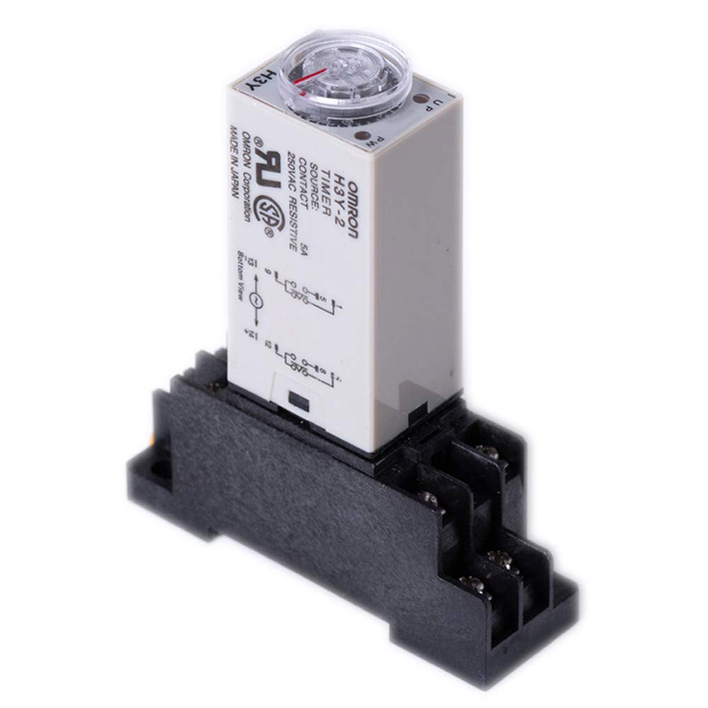 0-30 Second Timer Omron H3Y-2 With Base 24V AC 5A | Omron Main image