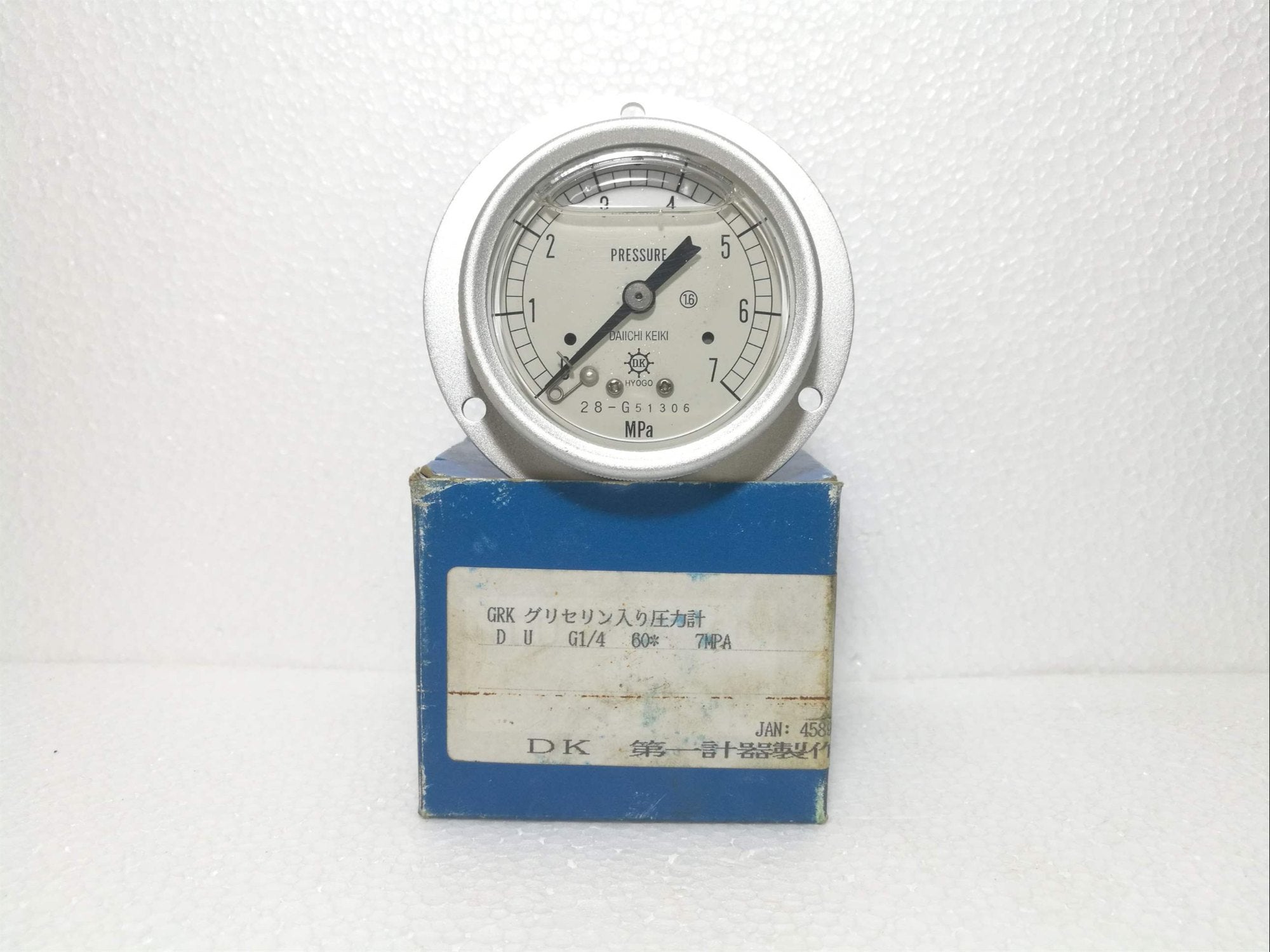 0-4 Bar Pressure Gauge | Daiichi Keiki Main image