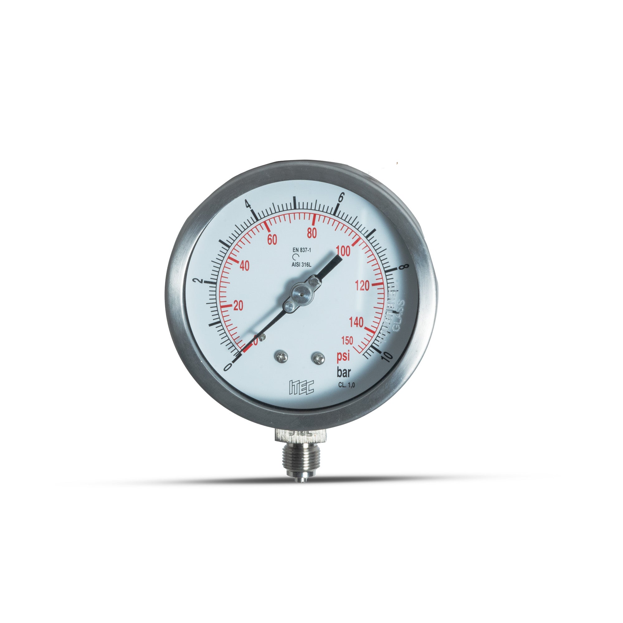 0-4 Bar Pressure Gauge | Tempress