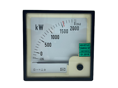 0 To 2048 kVAR Voltage Meter - DEIF 1041300050-Ram Automations