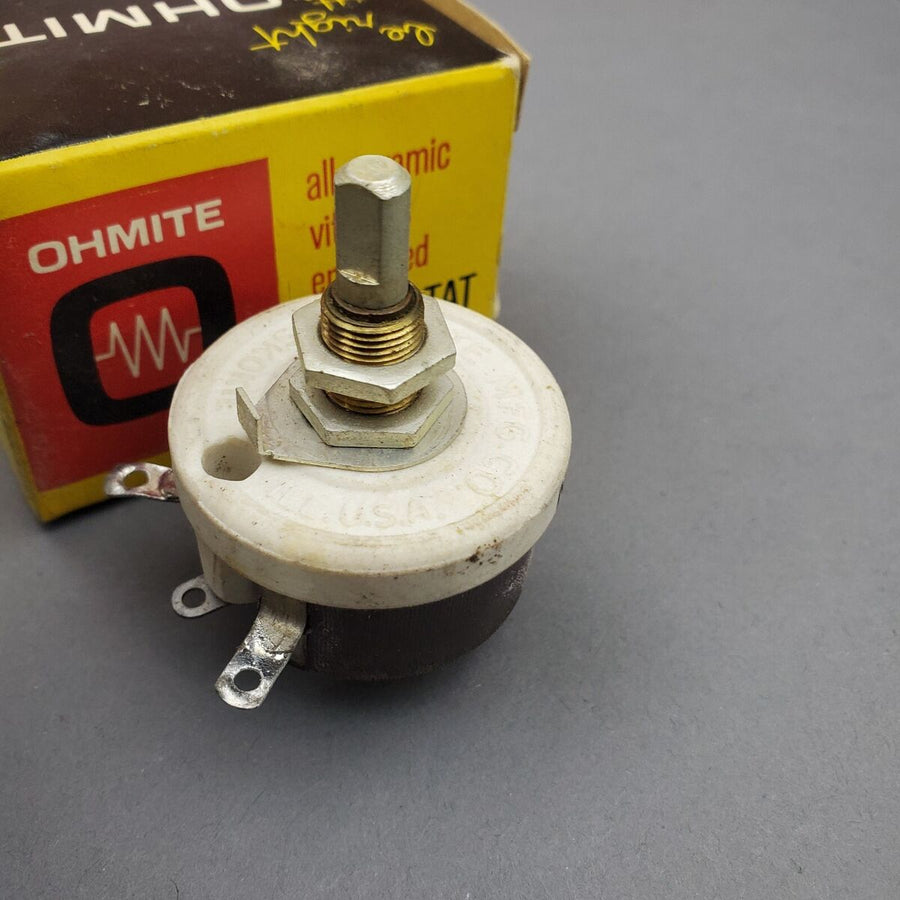 Ohmite 0156 Rheostat Model H 25W 500 Ohms - Industrial Resistor-Ram Automations