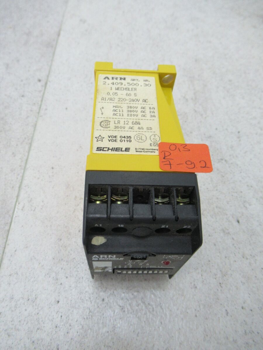 0,5-10S Relay Schiele Arn - 220V Delay Relay - Ram Automations-Ram Automations