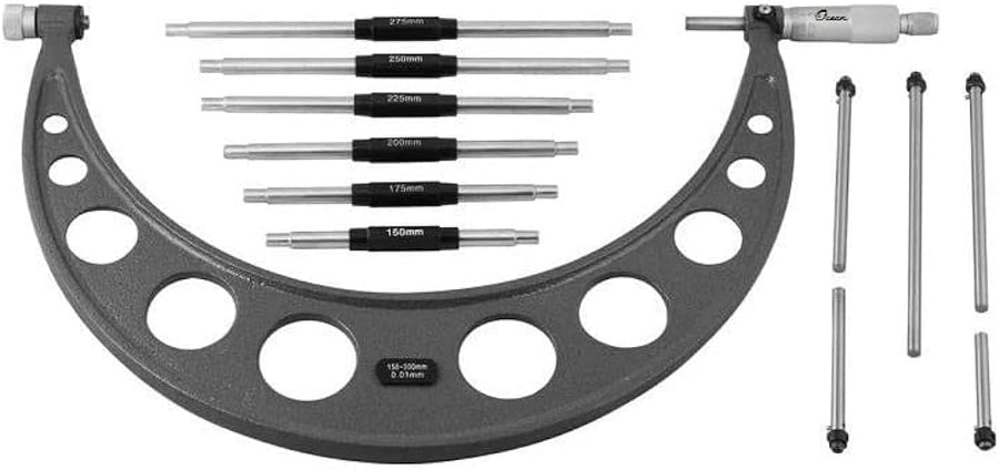 0.01MM 150-300MM Micrometer with Interchangeable Anvils - Ram Automations-Ram Automations