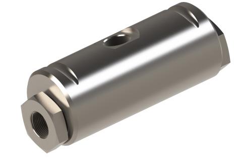 Gilmore 1" NPT Shuttle Valve Rev D - Precision Fluid Control-Ram Automations