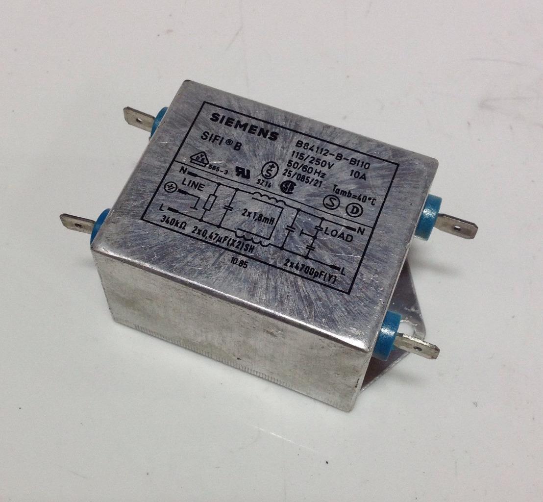 10 Amp Line Filter Siemens B84112-B-10 SIFI | Siemens