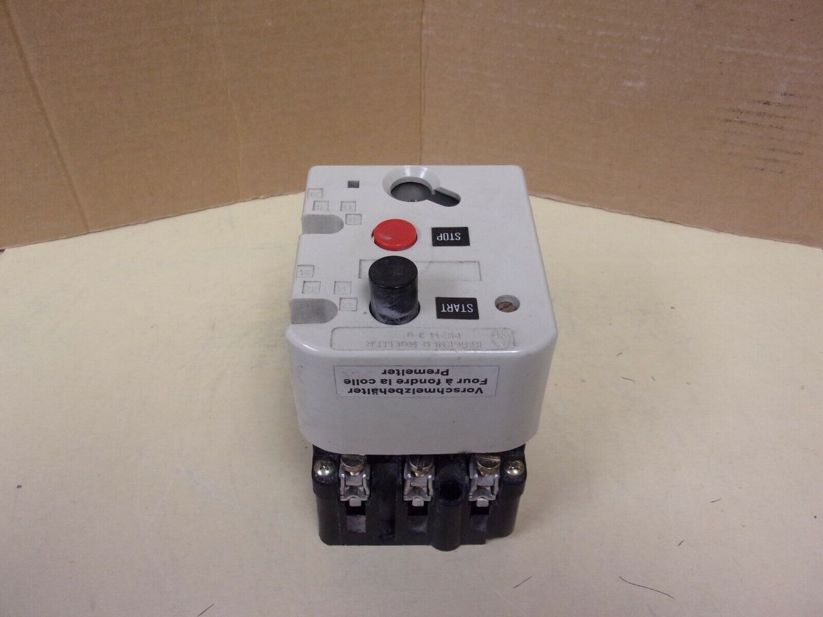 10 Contactors Manual Motor Starter - Klockner-Moeller PKZM3 Main image