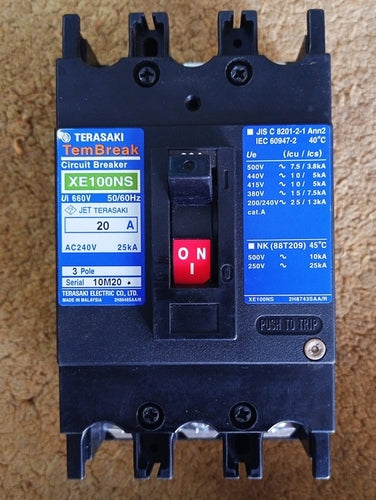 100A-660V Terasaki XE100NS Circuit Breaker | ESWB.0101.024