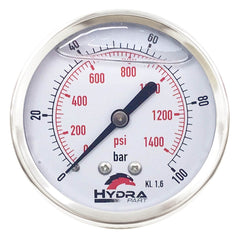 0-100 Bar Pressure Gauge Tess | 1400 Psi