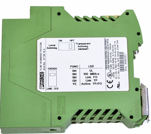 PHOENIX CONTACT FL MC 10/100 BASE-T/FO G1300ST Converter-Ram Automations
