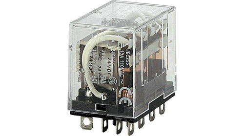 Omron LY4F 10A 240VAC Flange Mount Relay - Industrial Control-Ram Automations