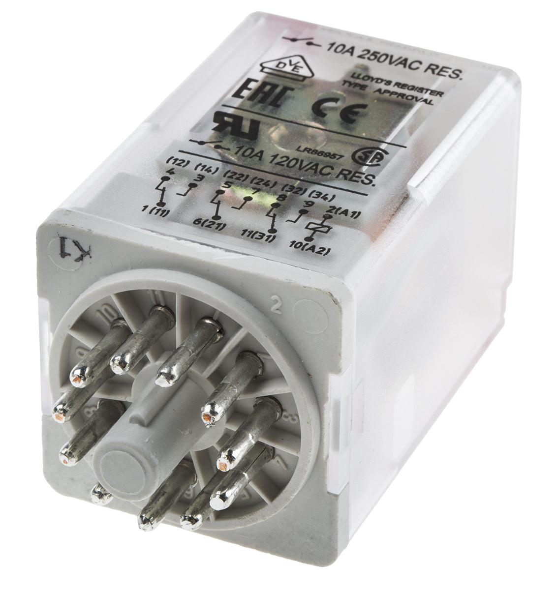 10A 250VAC-LR86957 Relpol