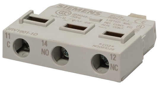 10X Siemens 3RV1901-1D Auxiliary Contact Block | Siemens