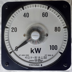 0-1200 AC Kilowatts Meter Yokogawa 103712A | Yokogawa