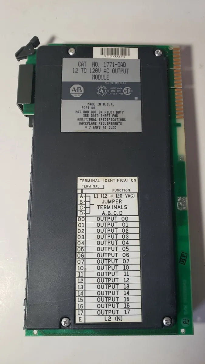 12 to 120V AC Output Module-1771-OAD | Allen Bradley Main image