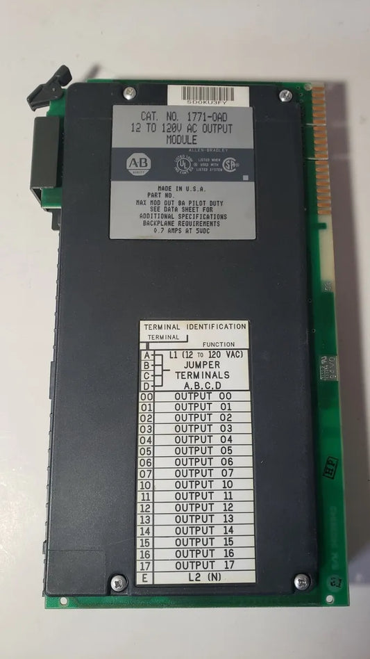 12 to 120V AC Output Module-1771-OAD | Allen Bradley