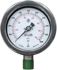 0-10000 PSI Pressure Gauge Mc Daniel Controls