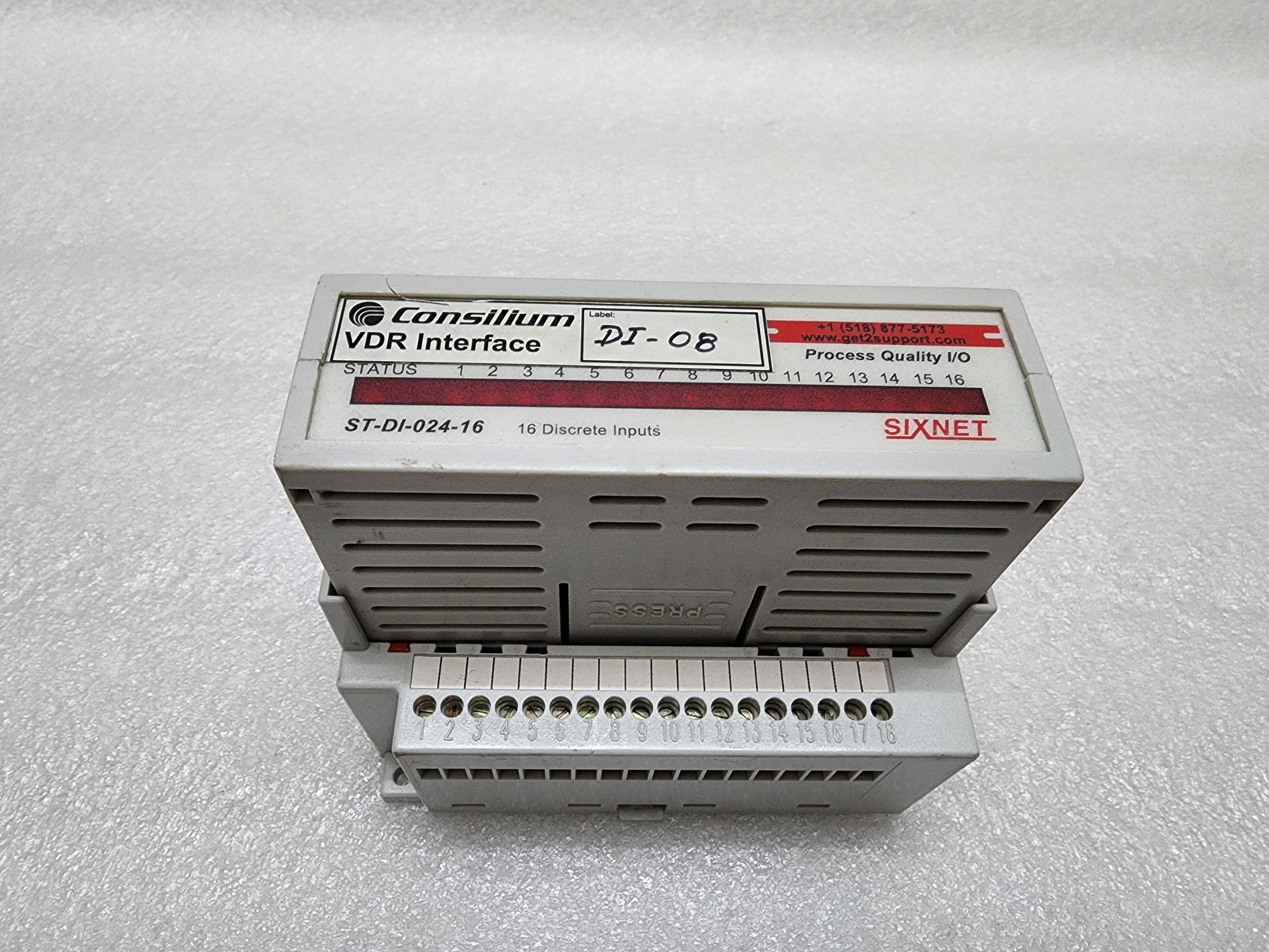 16 Discrete Inputs Module Sixnet STDI 024 16 | Sixnet Main image