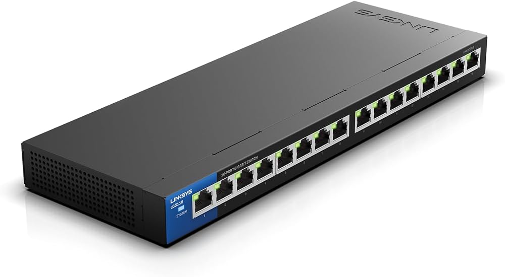 16-Port 10/100 Ethernet Switch | Cisco Systems Linksys Main image
