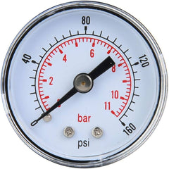 0-160 PSI 0-11 Bar Pressure Gauge