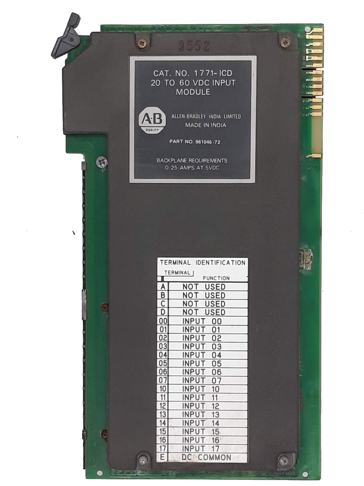 1771-ICD 20 to 60 VDC Input Module | Allen-Bradley Main image