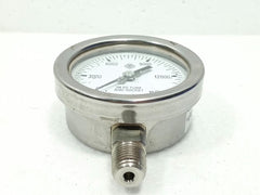 0-200 Psi Pressure Gauge Mc Daniel Controls | 316 Ss Tube And Socket