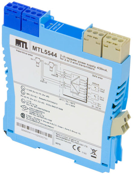 2 Channel Repeater Power Supply | MTL MTL5544 Main image