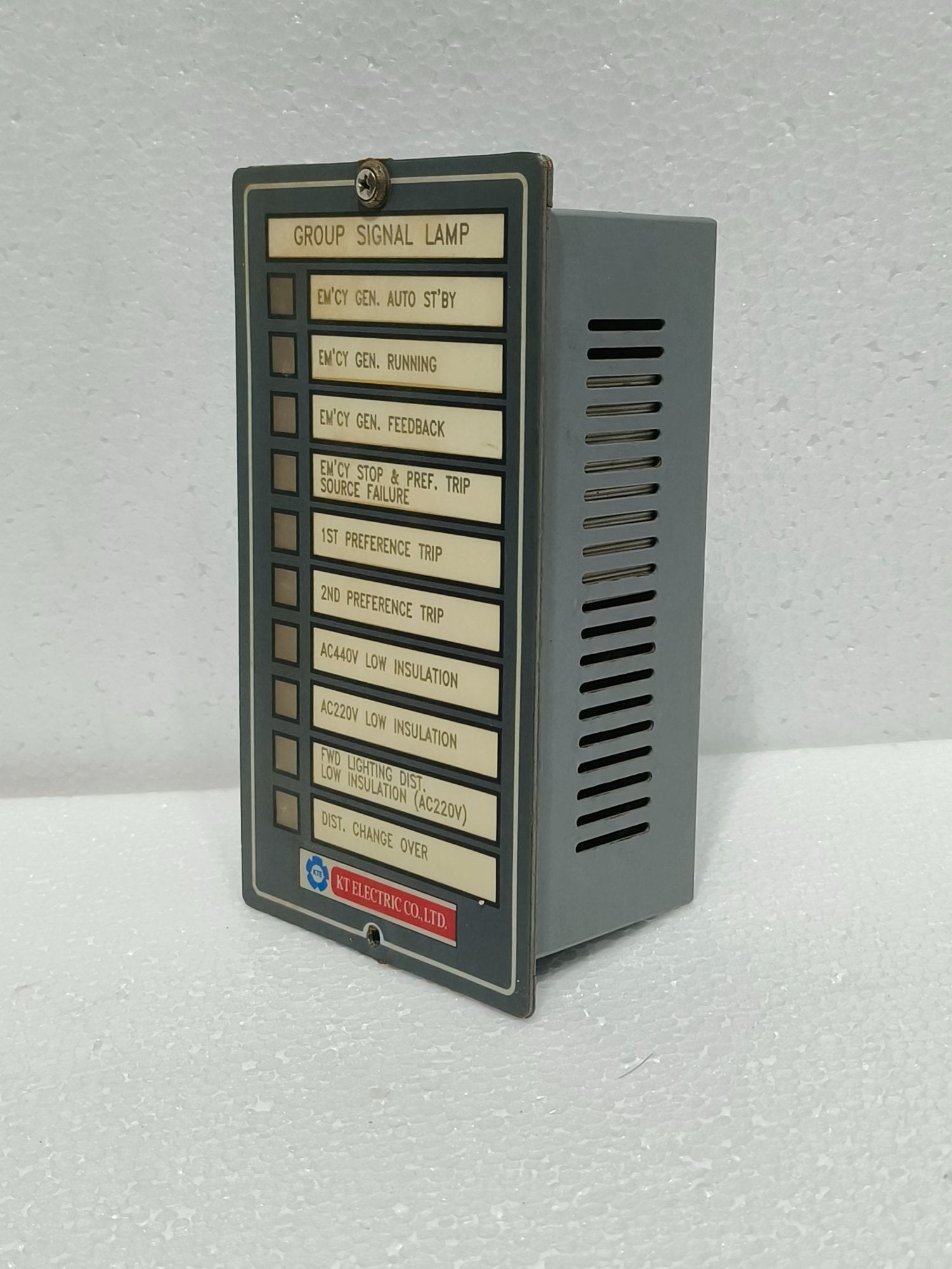 20-10 Group Signal Lamp Alarm Panel | Kt Ktms Main image