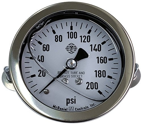 Mc Daniel 200 PSI Pressure Gauge - Industrial Grade-Ram Automations