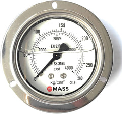 0-250 Kgf/Cm2 Pressure Gauge | Nisshin