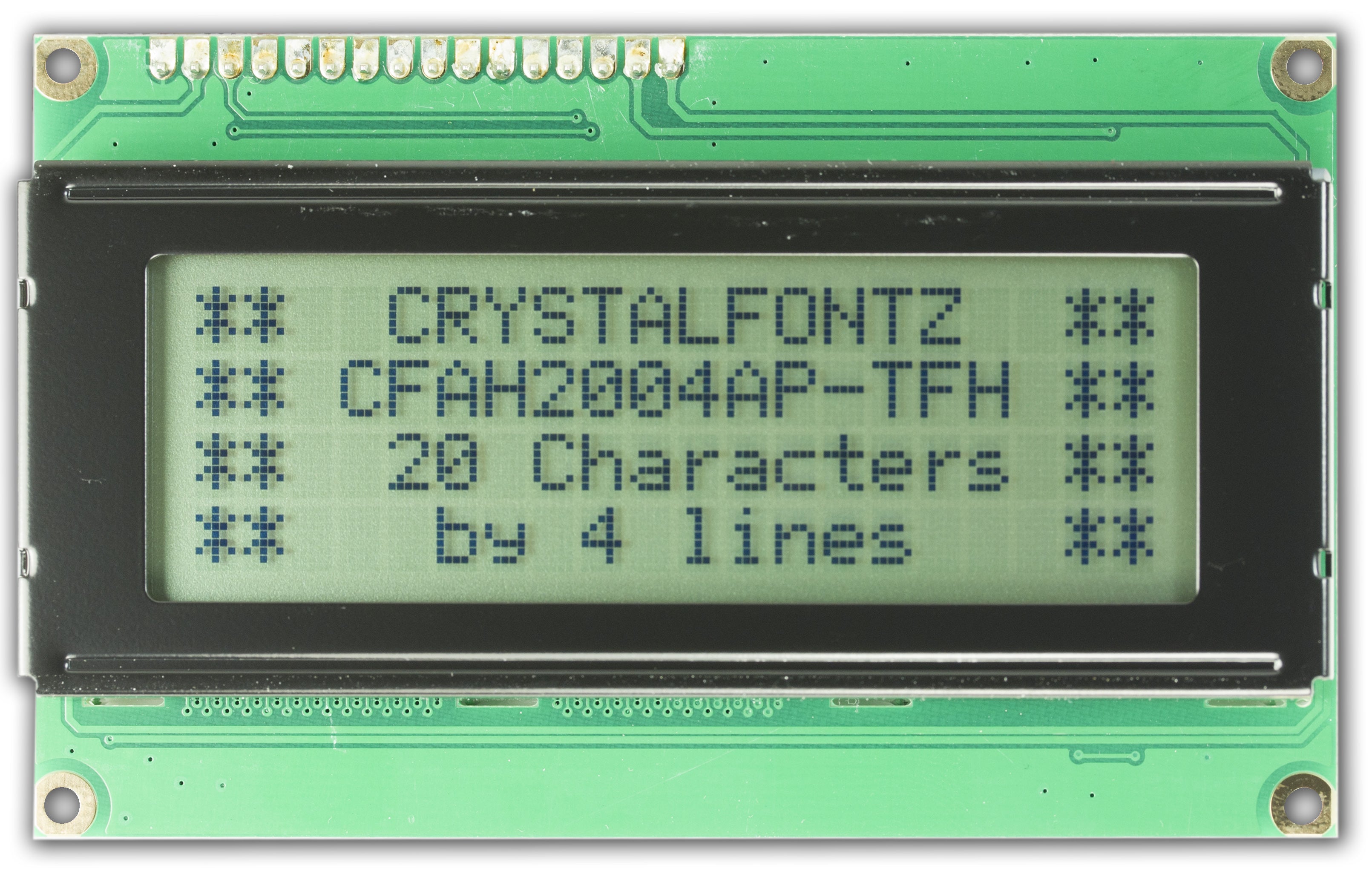 20x4 Character LCD Display | CrystalFontz Main image