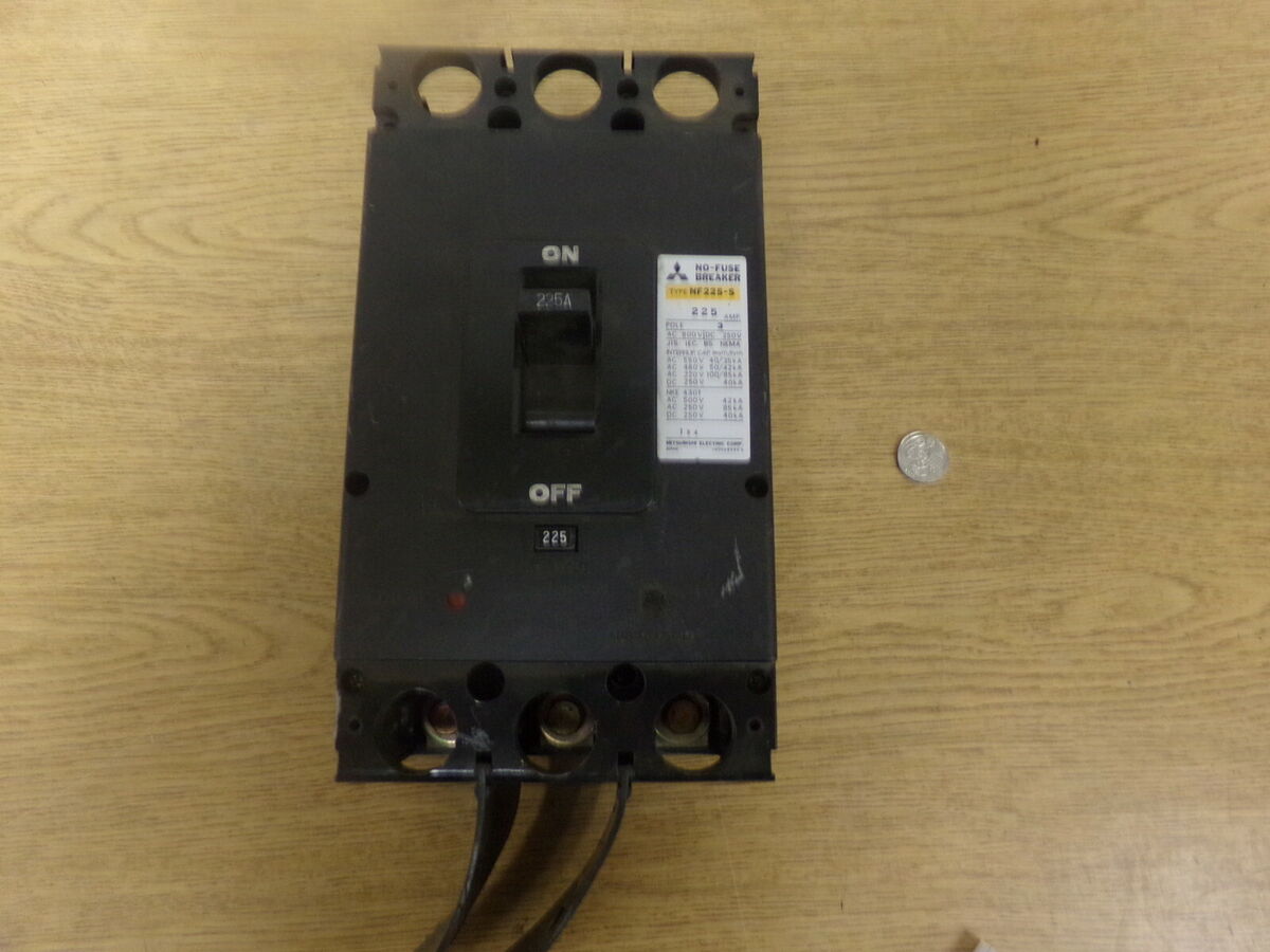 225 Amp No-fuse Breaker Mitsubishi NF225-S Main image
