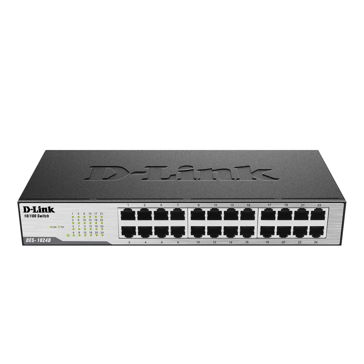 24-Port Managet 10/100Mbps Fast-Ethernet Switch | D-Link Main image