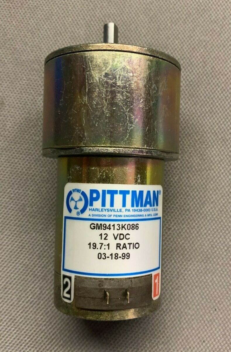 24 VDC 4 RPM Pittman PM Motor | Pittman Main image