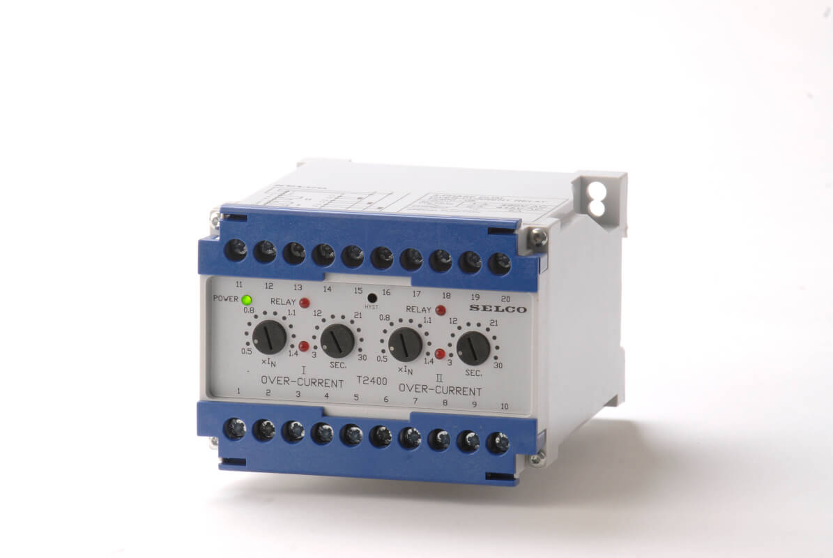 3-Phase Dual Over-Current Relay T2400 | SELCO Main image