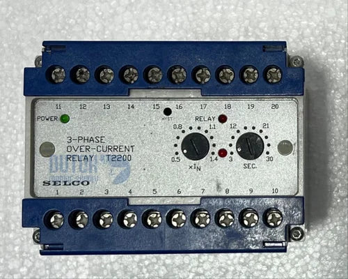 Selco T2200-46 3-Phase Over-Current Relay - 5A Protection-Ram Automations