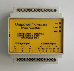 3 Phase Power Meter Unipower APM300B